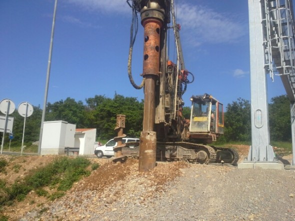 Pile foundation drilling